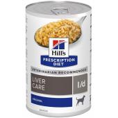 Hill’s Prescription Diet l/d корм для собак - полноценный диетический рацион для поддержания функции печени при ее хронической недостаточности, 370гр