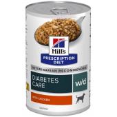 Hill’s Prescription Diet w/d корм для собак, с курицей - полноценный диетический рацион для регулирования поступления глюкозы (при сахарном диабете). 370гр