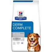 Сухой корм для собак при аллергии на пищу и окружающую среду (Derm Complete),12кг