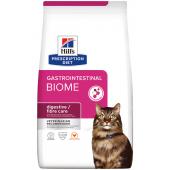 Hill’s Prescription Diet Gastrointestinal Biome корм для кошек, с курицей - легкопереваримый полноценный диетический рацион для уменьшения кишечных расстройств всасывания и для восполнения нутриентов, 1.5кг