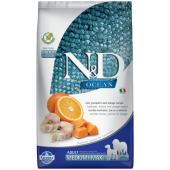 N&D OCEAN PUMPKIN корм для собак MEDIUM/MAXI, треска с апельcином и тыквой, 2.5кг