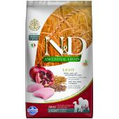 N&D ANCESTRAL GRAIN light корм для собак MEDIUM/MAXI курица, спельта, овес, гранат, 2.5кг