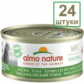 Набор 24 штуки по 150 г Консервы для Кошек с Тихоокеанским Тунцом (HFC - Natural - Pacific Tuna) 3.6кг