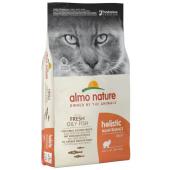 Для взрослых кошек с жирной рыбой и коричневым рисом (Holistic - Adult Cat White Fish&Rice)  12кг