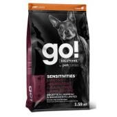 Корм GO! беззерновой для щенков и собак, с ягненком для чувствительного пищеварения, Sensitivity + Shine LID Lamb Dog Recipe, Grain Free, Potato Free, 1.59 кг