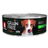 Консервы для собак "GRAIN FREE" со вкусом кролика, 100г