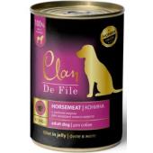 Clan De File консервы для собак (с кониной)