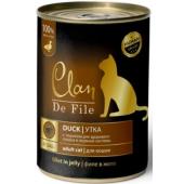 Clan De File консервы для кошек, утка в желе