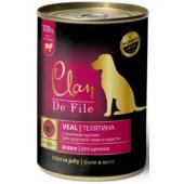 Clan De File консервы для щенков, телятина