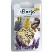 Био-камень "FIORY" для птиц, с лавандой в форме сердца, 45г