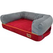 Лежанка диван "Ампир" мебельная ткань (бордо/серый), 54*38*13 см