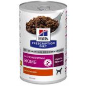 Hill’s Prescription Diet Gastrointestinal Biome корм для собак с курицей - легкопереваримый полноценный диетический рацион для уменьшения кишечных расстройств всасывания. 370г