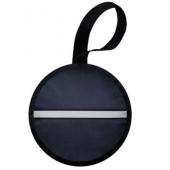 Игрушка для собак "Дроп", синий круг со светоотражающей полоской, 20*20см