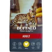 Mr.Buffalo ADULT Сухой корм для кошек с курицей, 400г