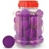 Игрушка для кошек Мяч кристаллический фиолетовый, d4,1см (банка 30шт.)