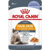 Кусочки в желе для кошек 1-7 лет: идеальная кожа и шерсть (Hair & Skin Care) 85г
