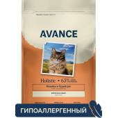 Полнорационный сухой корм для взрослых кошек с индейкой и бурым рисом (Adult), 0.4кг