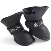 Сапожки резиновые "Mr.Shoes" для собак, черные 4 шт. размер S (4*3*4см)