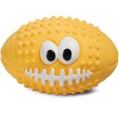 Игрушка "Мяч для регби" с пищалкой, для собак, латекс, 10 см