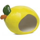 Домик для мелких животных керамический "Лимон", 12*8,5*8см