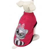 Попона утепленная для собак серия BE TRENDY "Милашка" розовая, размер XS (20см)