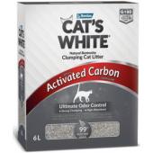 Наполнитель комкующийся BOX Activated Carbon с активированным углем для кошачьего туалета (6л)