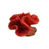 Коралл искусственный 2901LD "Каталофиллия" красная, полиэфирная смола, 8*7*5 см