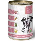 Clan Classic консервы для собак Мясное ассорти с потрошками, паштет