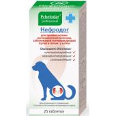 Таблетки "Нефродог" для собак комплексная профилактика МКБ.  25таб.