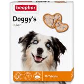 Кормовая добавка Doggy’s + Liver со вкусом печени для собак, 75шт.