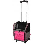 Сумка-рюкзак для животных на колесах KIARA 32*29*45см, розовая