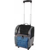 Сумка-рюкзак для животных на колесах KIARA 32*29*45см, синяя