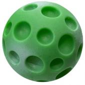 Игрушка для собак "Мяч-луна большая" зеленый, 11см