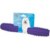 Игрушка для собак палка литая с шипами 28см (пластикат), фиолетовая