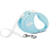 Рулетка-ремень для щенков до 12 кг, 2м, голубая (Puppy Tape 2 m, light blue)