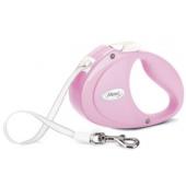 Рулетка-ремень для щенков до 12 кг, 2м, розовая (Puppy Tape 2 m, rose)