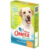 Омега Neo +  Мультивитаминное лакомство для собак "Здоровые суставы" с глюкозамином и коллагеном, 90 таб.