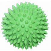 Игрушка для собак "Мяч массажный №2", винил, 8,5 см, зеленый