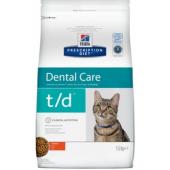 T/D Для кошек поддержание здоровья ротовой полости t/d Dental Care