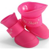 Сапожки резиновые "Mr.Shoes" для собак, розовые 4 шт. размер S (YXS200)