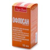 Офлосан -антибиотик: р-р оральный (10% офлоксацин)