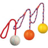 Игрушка Мяч на веревке, 30 см, Ф 7 см (3308)