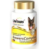 BrewersComplex Витамины с пивными дрожжами для собак крупных пород, 100 таб.