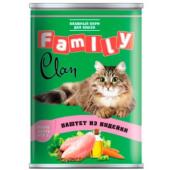 Clan Family консервы для кошек паштет из индейки №26