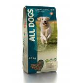 Полнорационный корм для взрослых собак  (ALL DOGS) 2,2кг